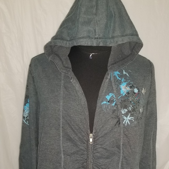 torrid Tops - Torrid 3x Gray Blue hoodie